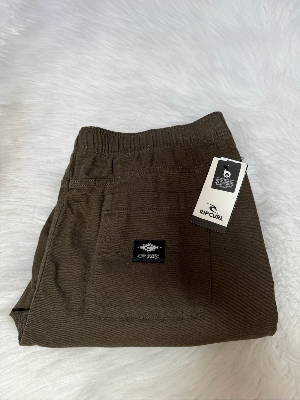 Rip Curl Brown Straight Fit Casual Pants Sz XL